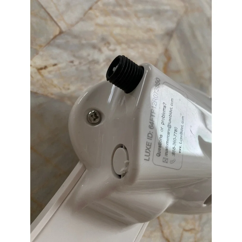 LUXE Bidet Neo 120 Non-Electric Bidet Toilet Attachment White Rose Gold